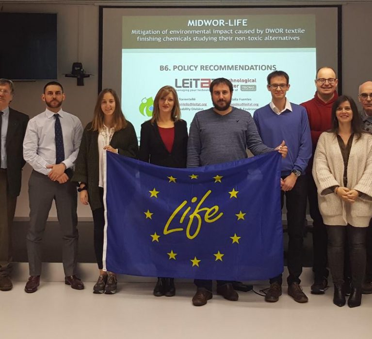 EL PROJECTE MIDWOR-LIFE ARRIBA A LA SEVA FI, PERÒ ELS SEUS SOCIS CONTINUARAN TREBALLANT PER A UNA INDÚSTRIA TÈXTIL MÉS SOSTENIBLE