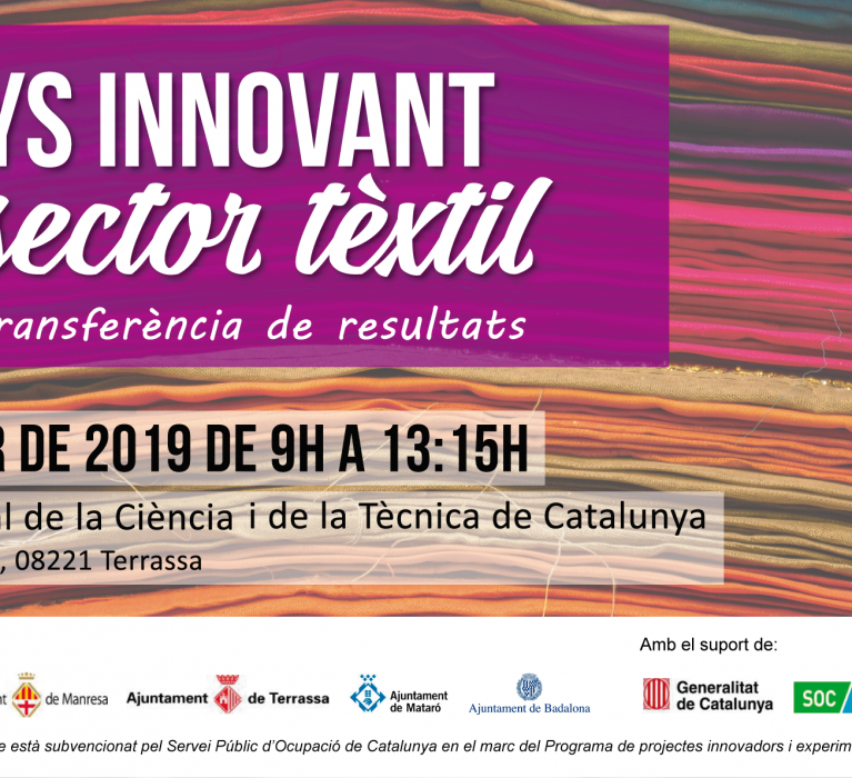 10 ANYS INNOVANT EN EL SECTOR TÈXTIL | Jornada de transferència de resultats