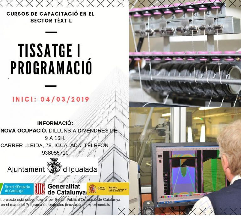NOVA FORMACIÓ EN TISSATGE I PROGRAMACIÓ DE MÀQUINES DE GÈNERE DE PUNT